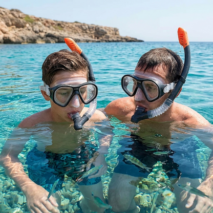 🌊 استكشف أعماق البحر برؤية بانورامية 360 درجة — طقم الغوص الاحترافي من إنتكس للبالغين
